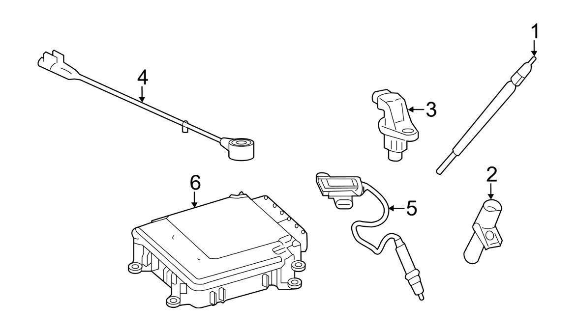 Mercedes Camshaft Position Sensor 6519050100